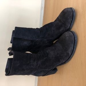 OFFICINE CREATIVE Brown Suede Booties